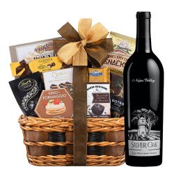 Silver Oak Napa Valley Wine and Bon Appetit Gift Basket