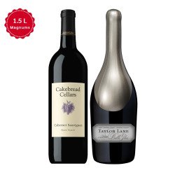 California Wine Gift Set of 2 Magnum Bottle (Cakebread Cellars + Belle Glos)