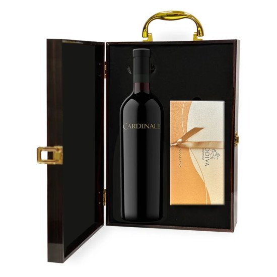 Cardinale Napa Valley Wine & Godiva 8 Pc Chocolate Gift 