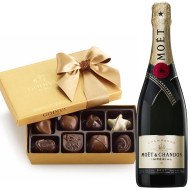 Moet & Chandon Imperial Brut Champagne and Chocolate Gift Box