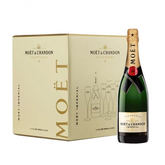 Moet and Chandon Imperial Brut Champagne Case of 6