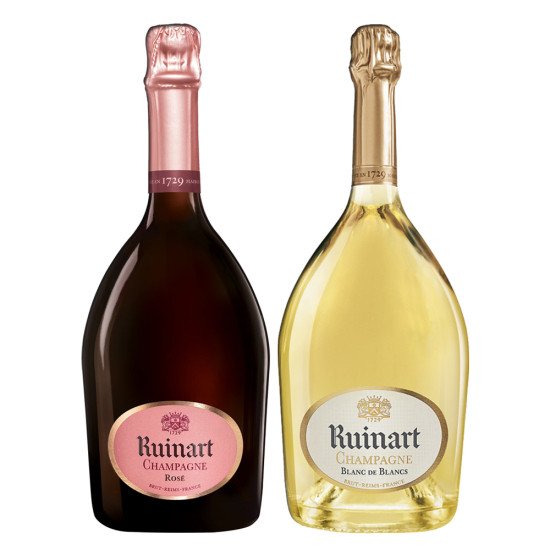 Ruinart Champagne Gift Set (Rose & Blanc the Blancs)