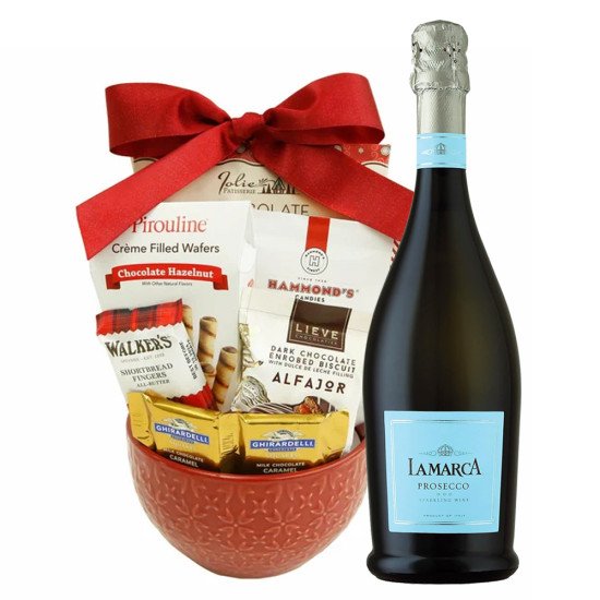 La Marca Prosecco Gourmet Gift Basket