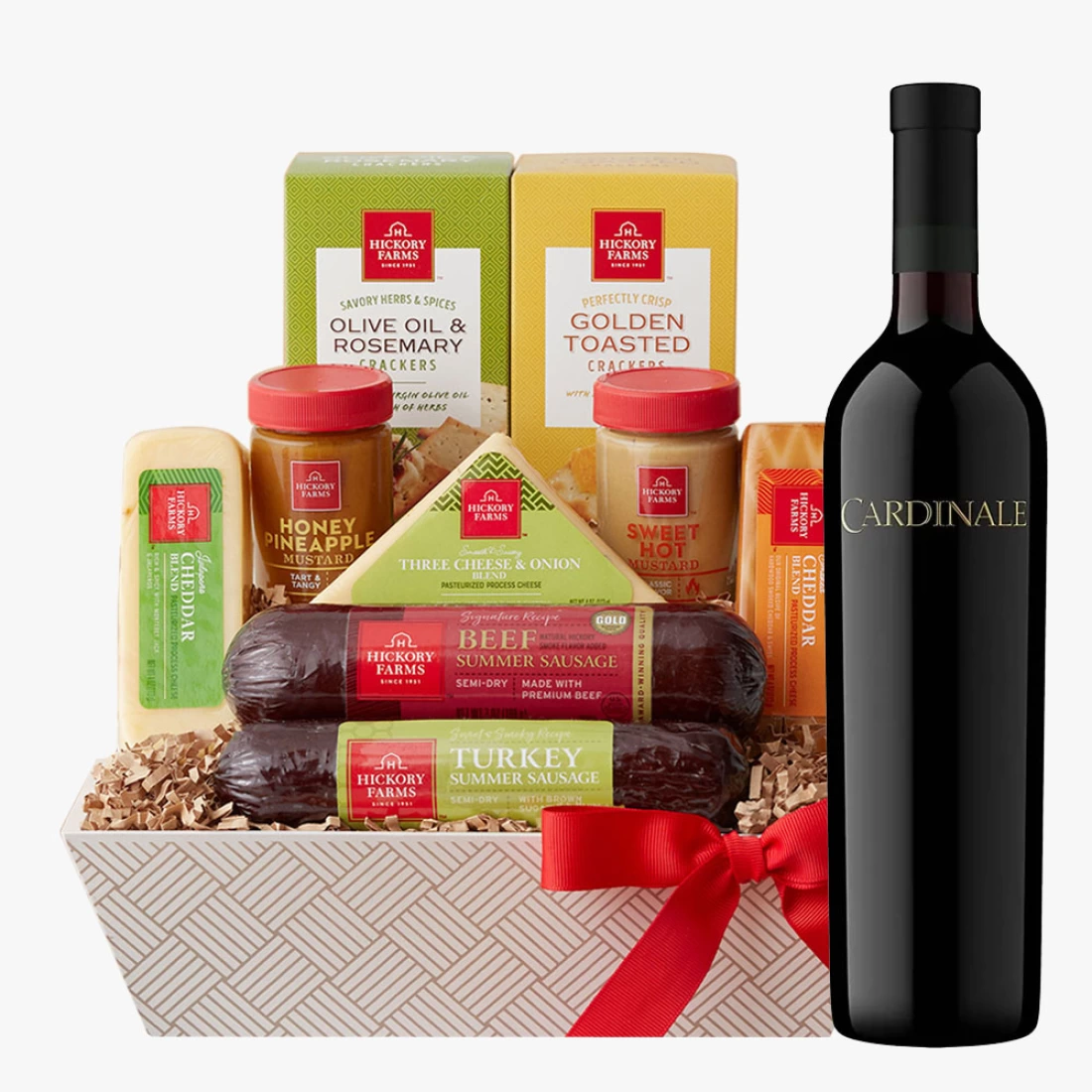 Cardinale Napa Valley Cabernet Sauvignon and Cheese Gift Basket – Perfect for Valentine’s Day