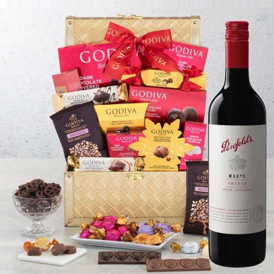 Penfolds Max's Shiraz And Golden Gift Basket