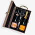 Veuve Clicquot Rose and Brut Champagne Wooden Gift Box