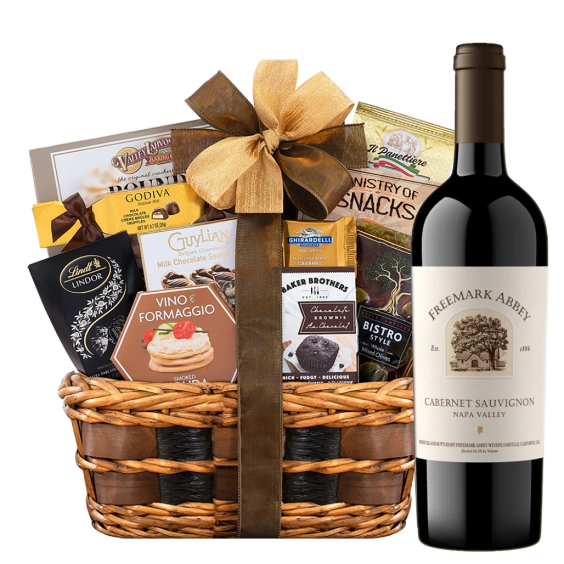 Freemark Abbey Napa Valley Cabernet Sauvignon And Bon Appetit Gourmet Gift Basket